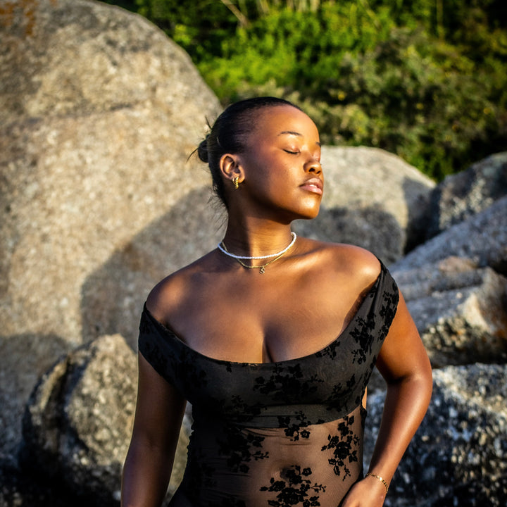 Stacked Pearl necklace