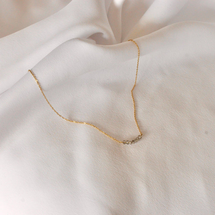 Dainty crystal necklace