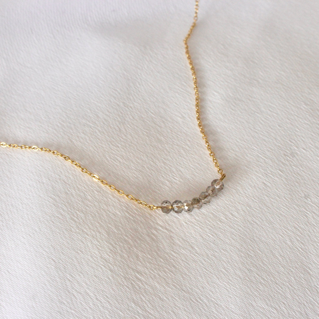 Dainty crystal necklace