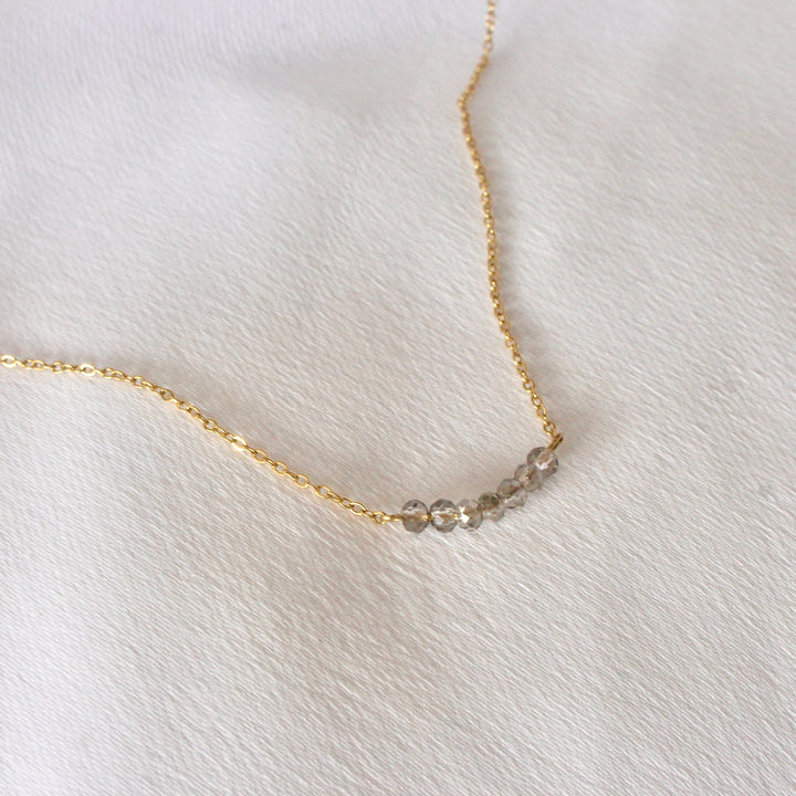 Dainty crystal necklace