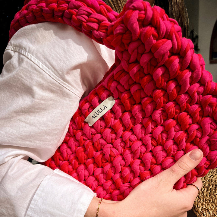 Pink & Red Combo Bag