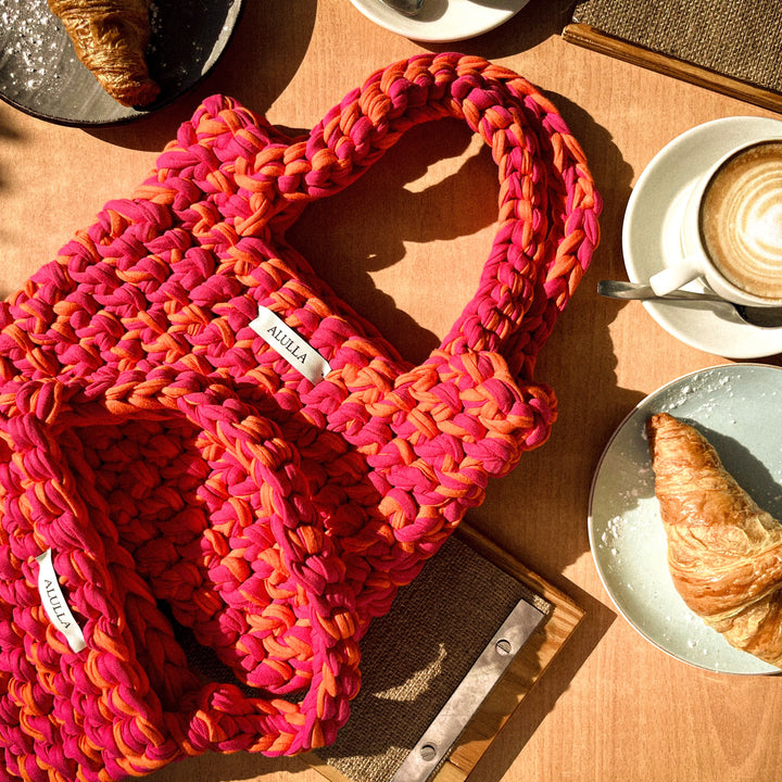 Pink & Orange Combo Bag