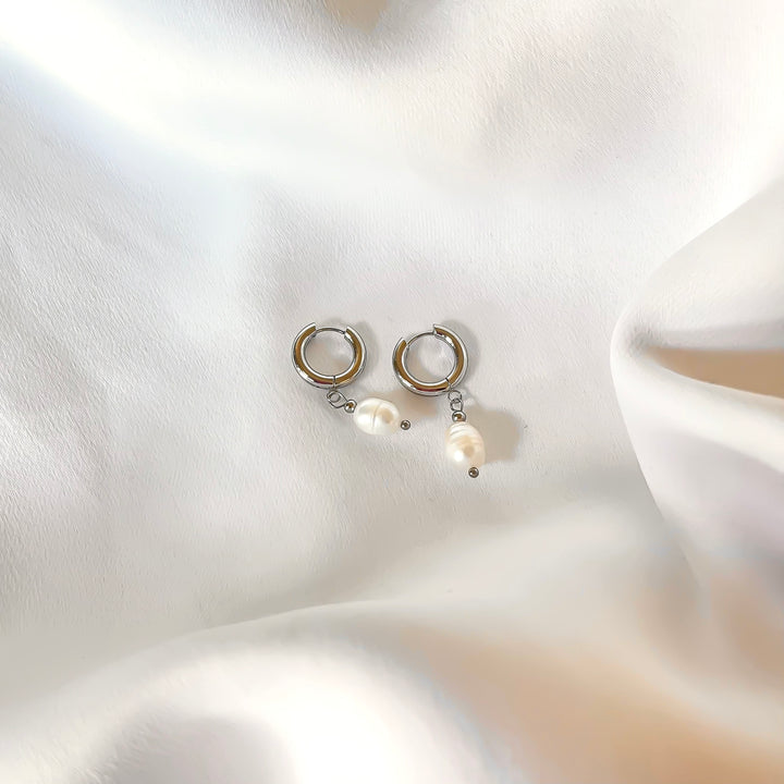 Pearl Hoops