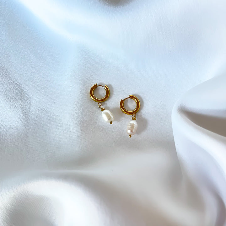 Pearl Hoops