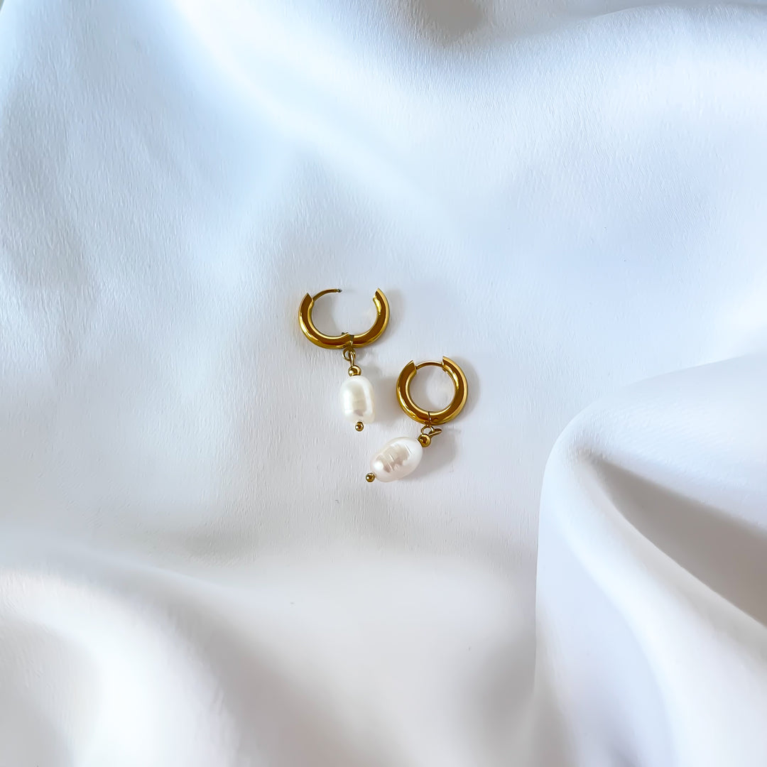 Pearl Hoops