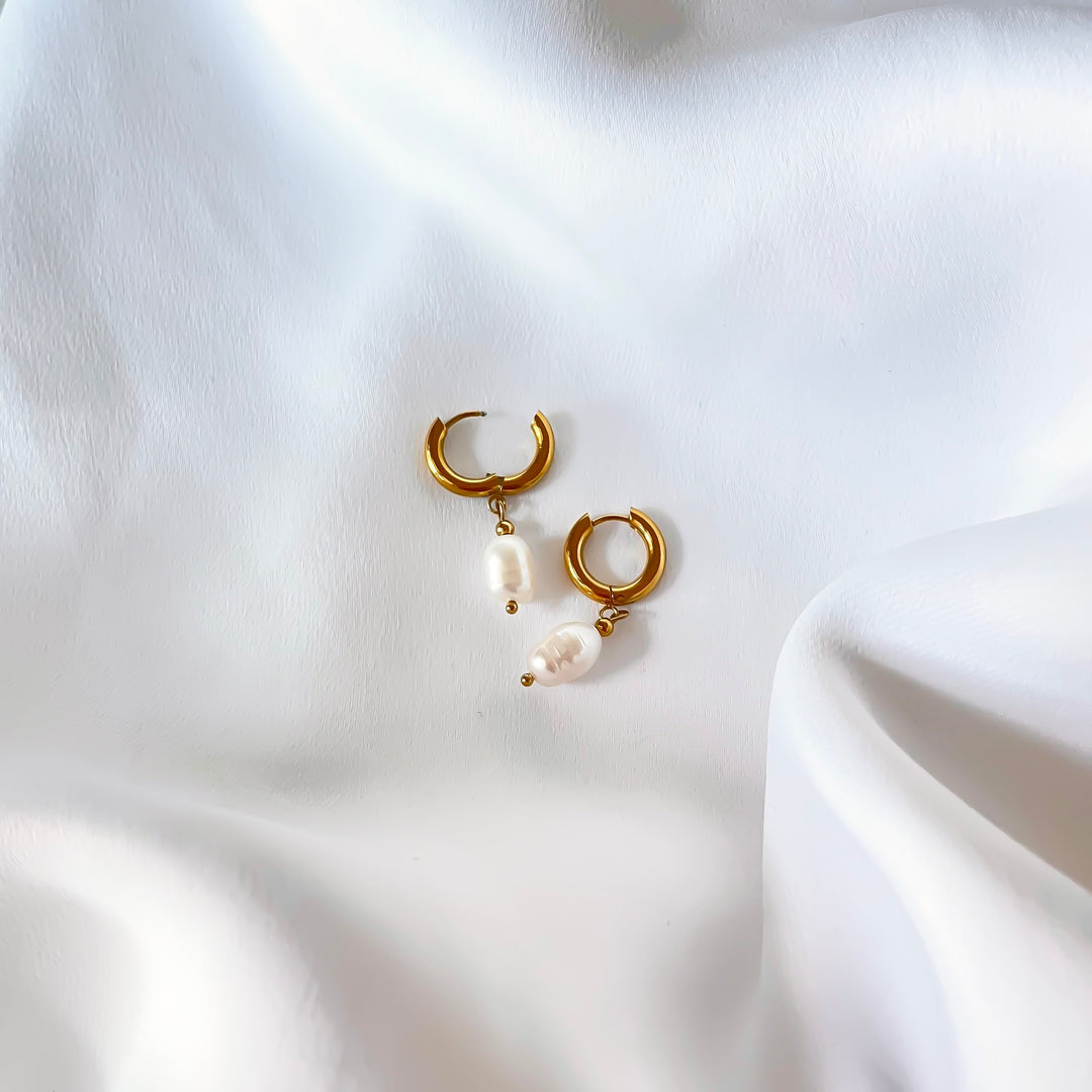 Pearl Hoops